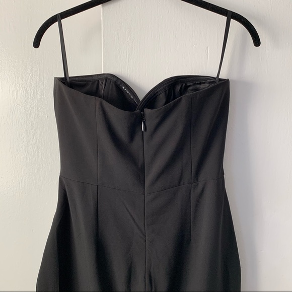 Bebe Strapless Asymmetrical Dress Sz 12 - Picture 6 of 9